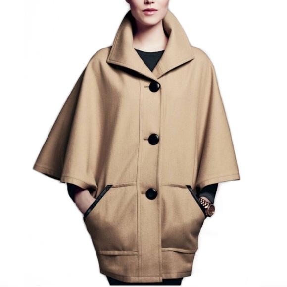 Halogen Jackets & Blazers - Halogen by Nordstrom Wool Blend Cape size S/M